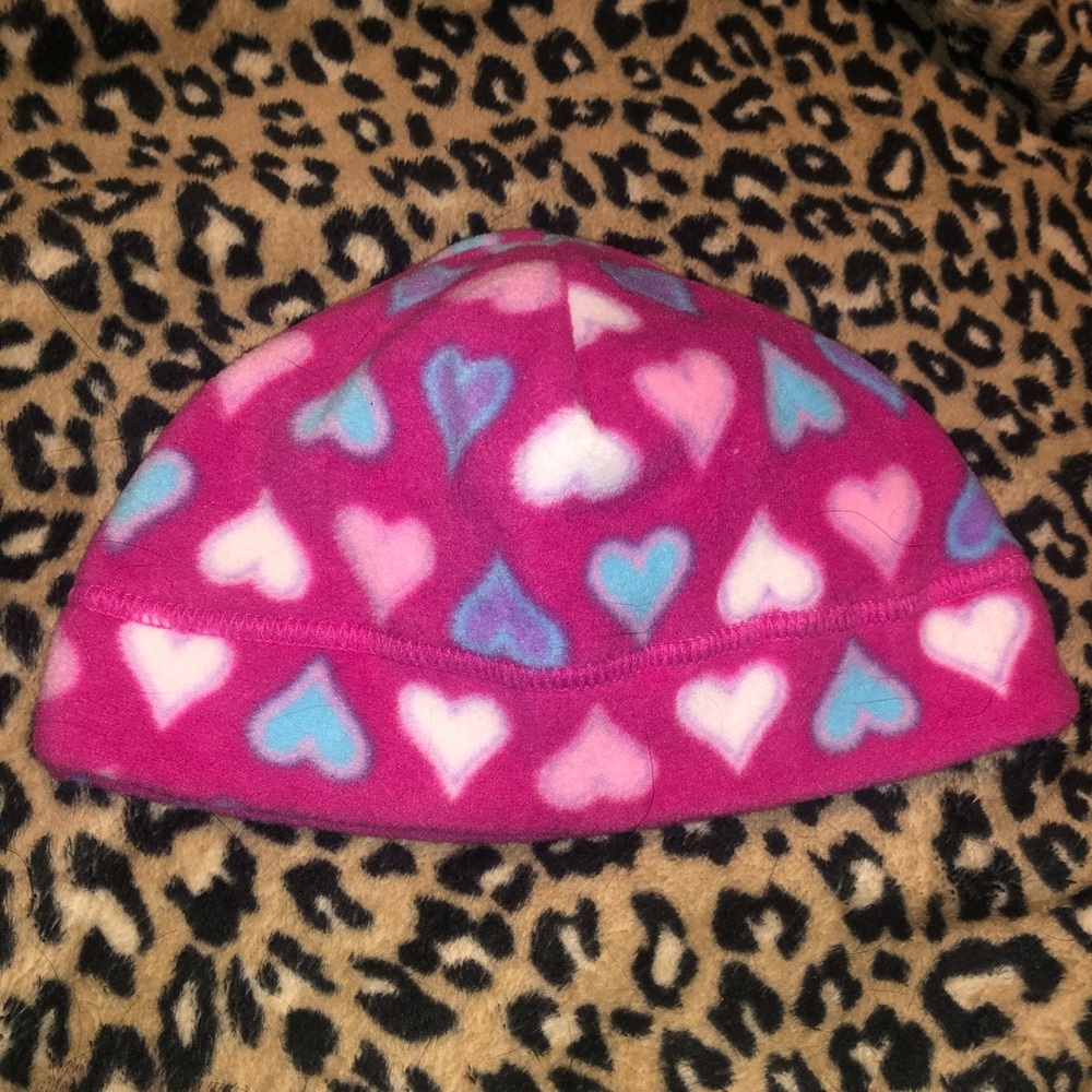 Girls hearts beanie